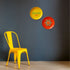 Gallery Wall Plate Decor - Neon Yellow Dream Big Sign - Happy Place Decor - Quirky Children's Room Decor - Buy Online India - Free Shipping